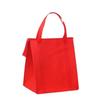 Portable Non-woven Thermal Cooler Bag Folding Large Capacity Tin Foil Handbag with Zipper Insulated Lunch Box Picnic Camping