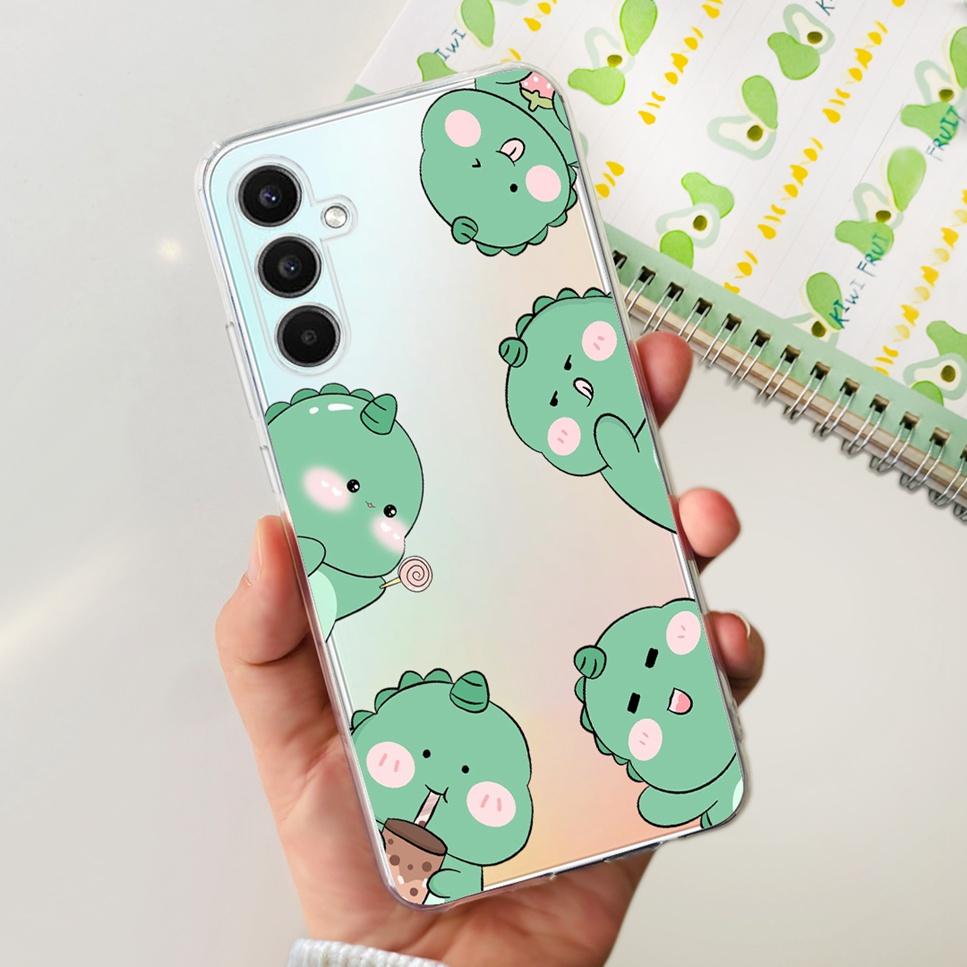Case For Samsung Galaxy A34 5G 6.6"Cute Cat Astronaut Soft Silicone TPU Cover For Samsung A34 A34 5G Shockproof Phone Case Funda