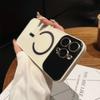 Luxury Matte Glass Lens Camera Protector Phone Case for IPhone 17 Pro Max 17Air 16 15 14 13 12 Magnetic Wireless Charger Cover