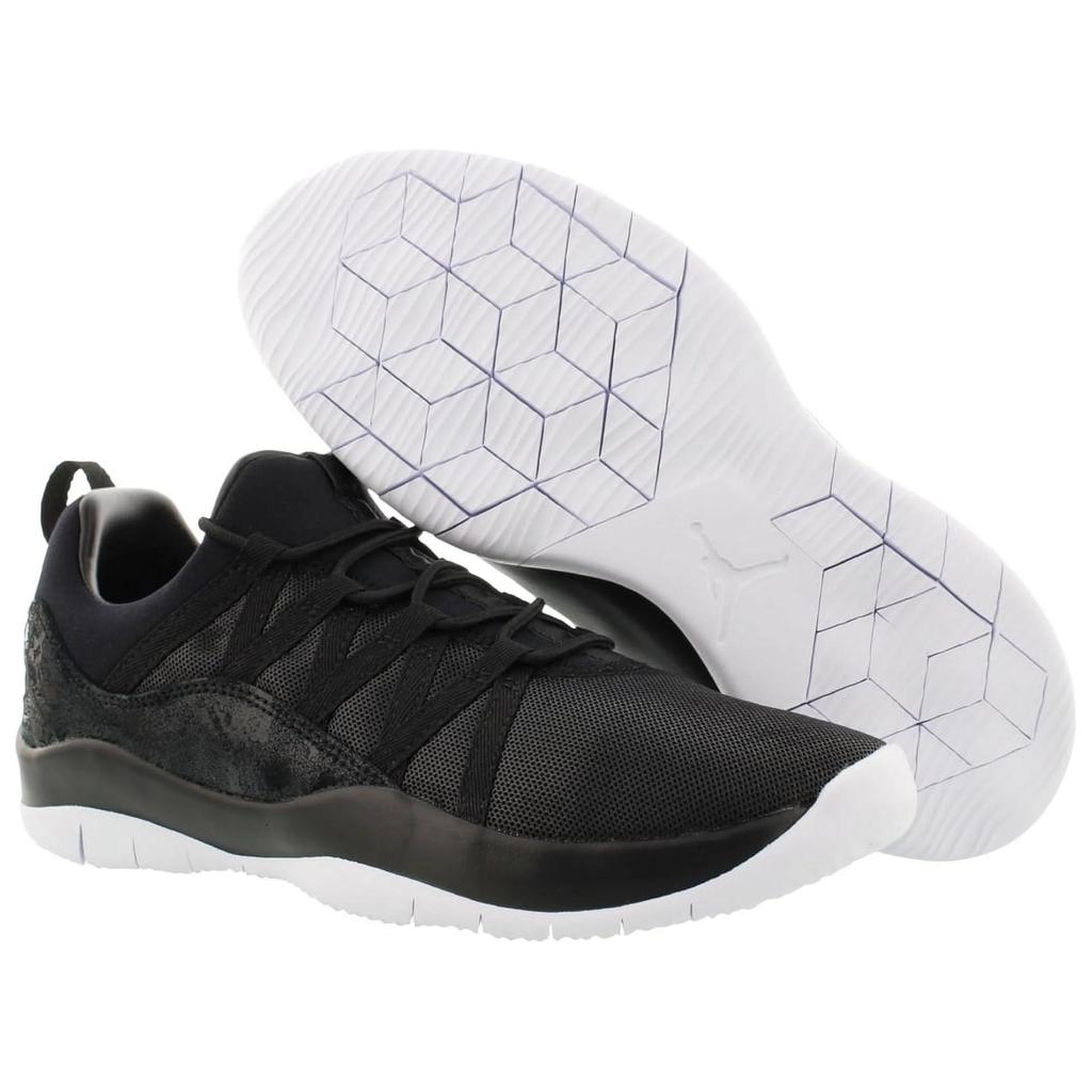 Air Jordan Deca Fly Premium HC GG Black Kids Sneakers White Gym-Red 845097-010