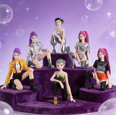 KPop Demon Hunters Figure Set 6 Pcs: Rumi, Mira, Zoe Children's Toys 8 Cm