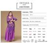 Huayu Women's Indian Belly Dance Long Sleeve Set - Spring/Summer Performance Costume