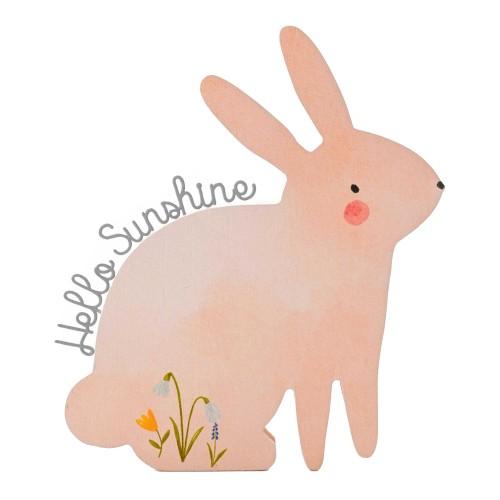 Feiern Liebe Leben Hallo Sonnenschein Hasenplakette