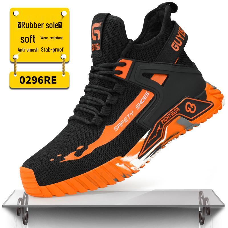 Upgraded Lightweight Steel Toe Work Shoes - Anti-Smash, Puncture-Resistant, Comfortable, Wear-Resistant Safety Footwear