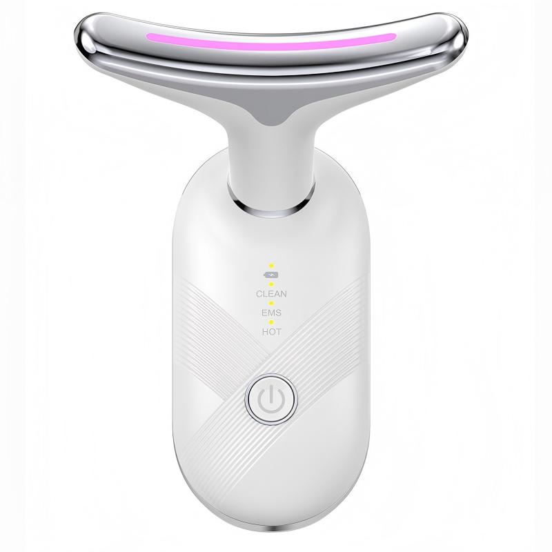 Portable Multifunction Skin Care Tool: Vibration Massager for Face Sculpting, Microcurrent for Double Chin Removal
