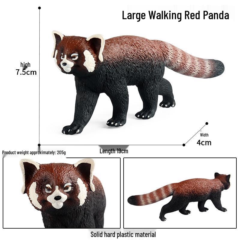 Cross-border Red Panda Animal Model: Children s Cognitive Toy and Decorative Ornament