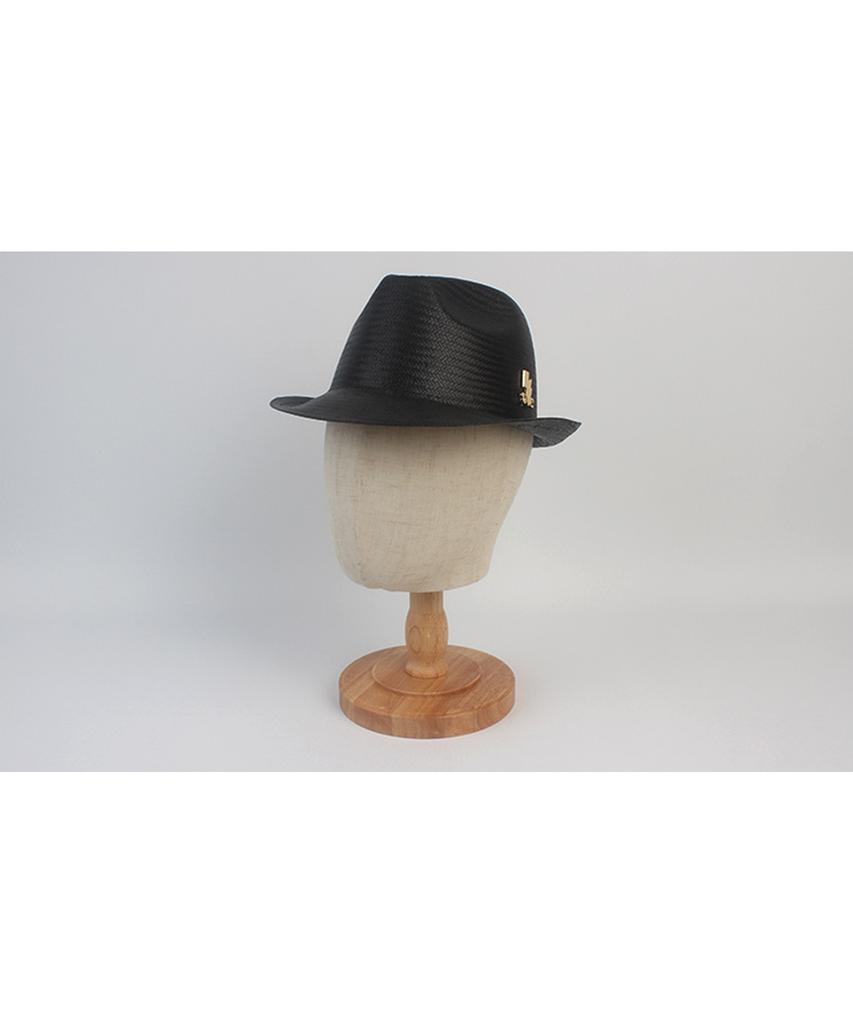 Yunibeosyeolkemiseuteuli Bu Gentle Simple Black Fedora Summer Hat