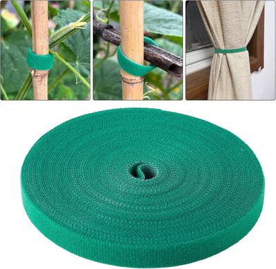 1 Roll of Soft Stretchy Green Garden Twine and 1 Roll Self-Adhesive Twist Ties Twist Ties for Plant Support and Climbing with Acrylic Coating .