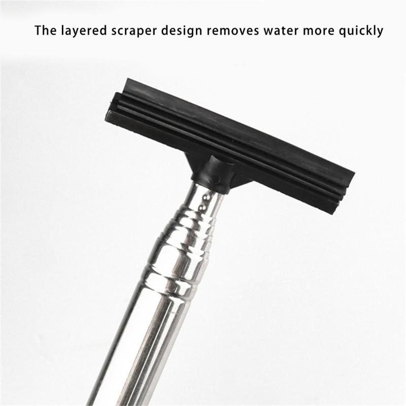 5pcs Telescopics Rearview Rain Squeegee Extendable Rearview Rain Wipers for Safe Driving Experience