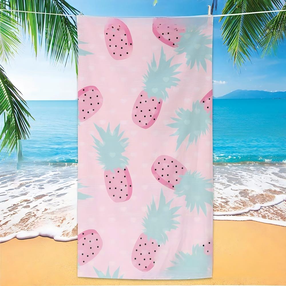 Kaktus-Print Strandtuch Westwüsten-Design Schnelltrocknendes saugfähiges Handtuch