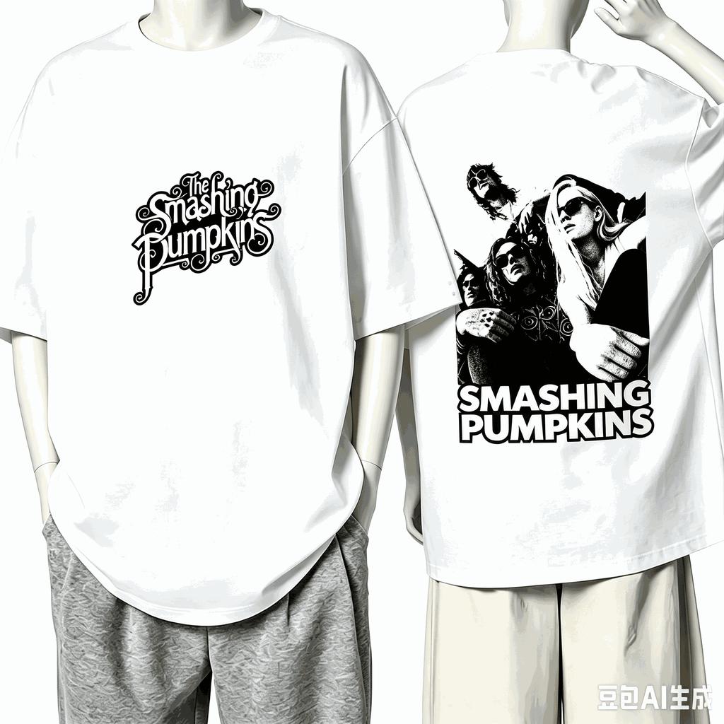 Smashing Pumpkins For Fan Gift Tshirt Unisex Unisex Harajuku Oversized Unisex Short Sleeve Streetwear High Quality Couples Classic