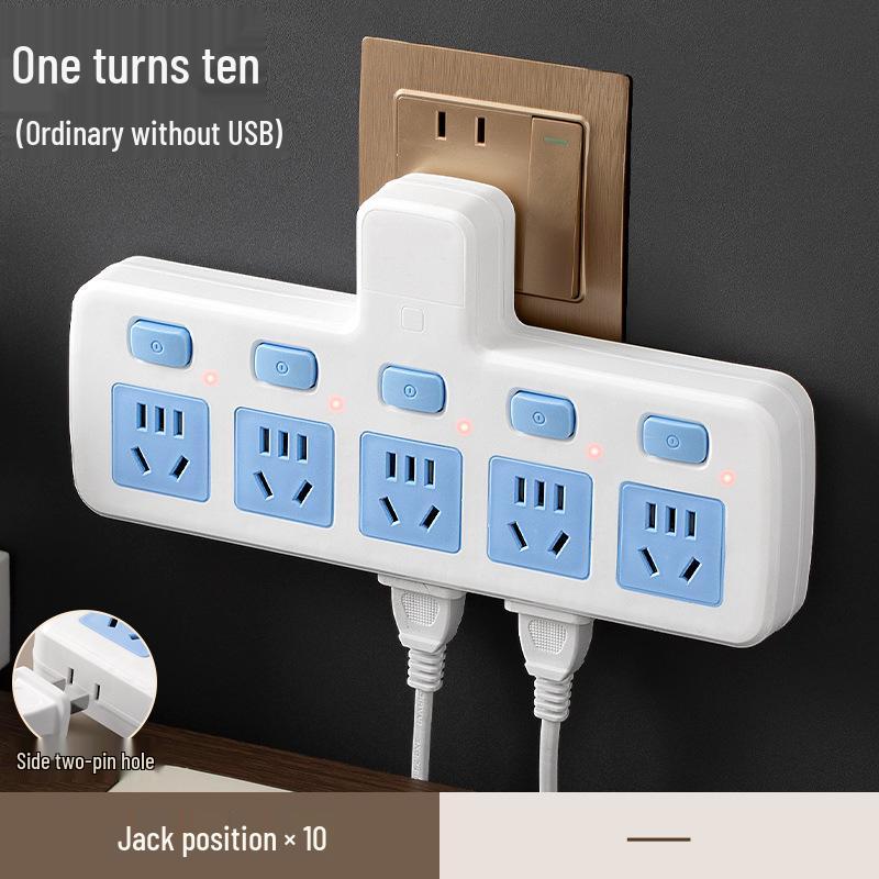 High-Power 16A Multi-Position Socket Board with USB