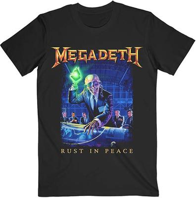 Megadeth Rust In Peace Track List Official Tee T-Shirt Mens Unisex