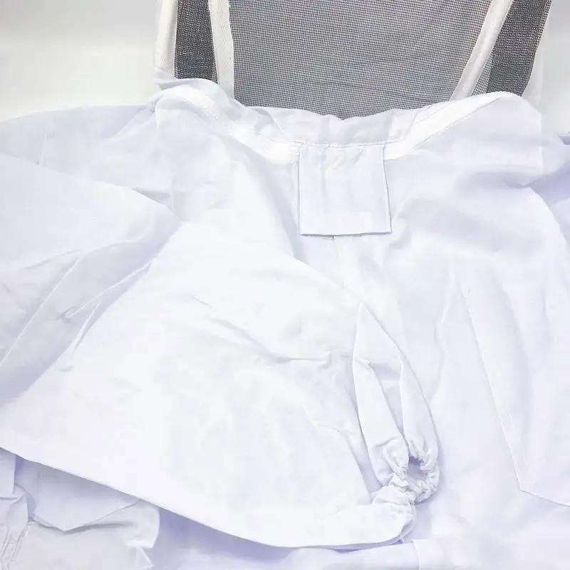 Bee Protective Suit Breathable Fabric Hooded Clothing for Beekeeping Firm Fit Beekeeping Equipment for Women Men Professional