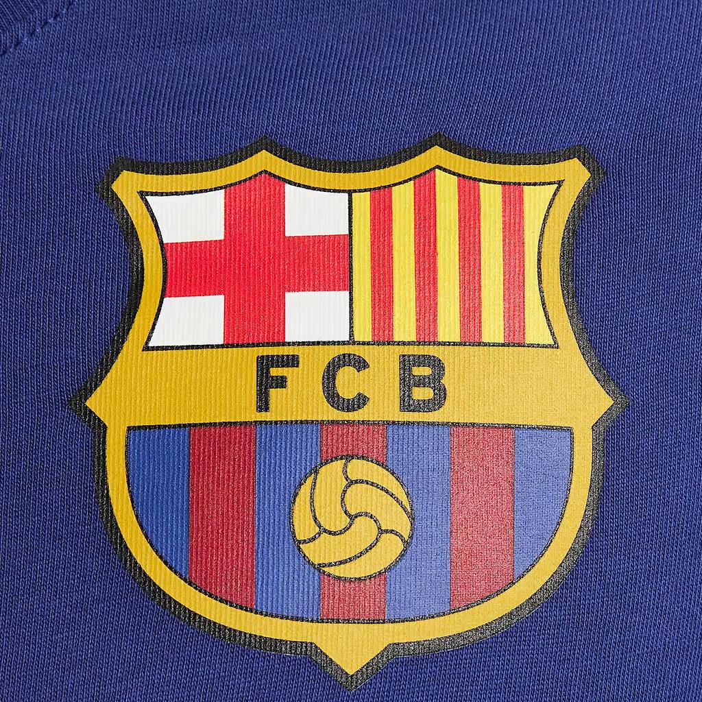 Nike SS25 Barcelona Futebol Confortável Simples Camiseta de Manga Curta Masculina Tops HQ8401-455