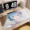 Anime RRe Zero Rem Mauspads Rutschfeste Gummi Gamer Balance Computer Matte Dekoration Schreibtischmatte Laptop Büro Groß