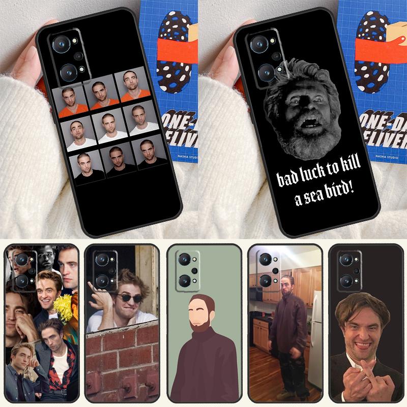 Robert Pattinson Standing For Realme C55 C67 C61 C75 C53 C51 C21Y C25S GT 6 6T 5 GT7 Pro 10 11 12 13 14 Pro Plus Case