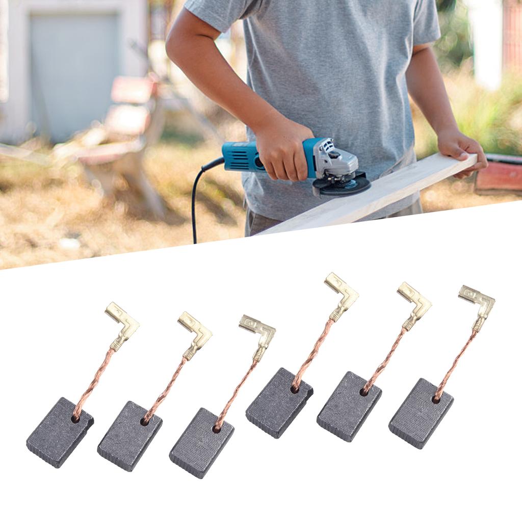 Angle Grinder Carbon Brushes CB-325 Workshop 16x11x5mm 6pcs 9557NB 9558PB For 9553-9554NB HR2810 Spare Practical High Quality