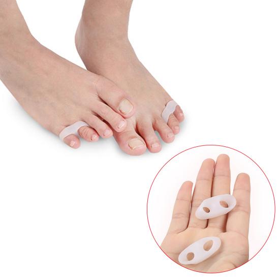 1 Pair Silicone Gel Little Toe Separator Hallux Valgus Bunion Guard Foot Care