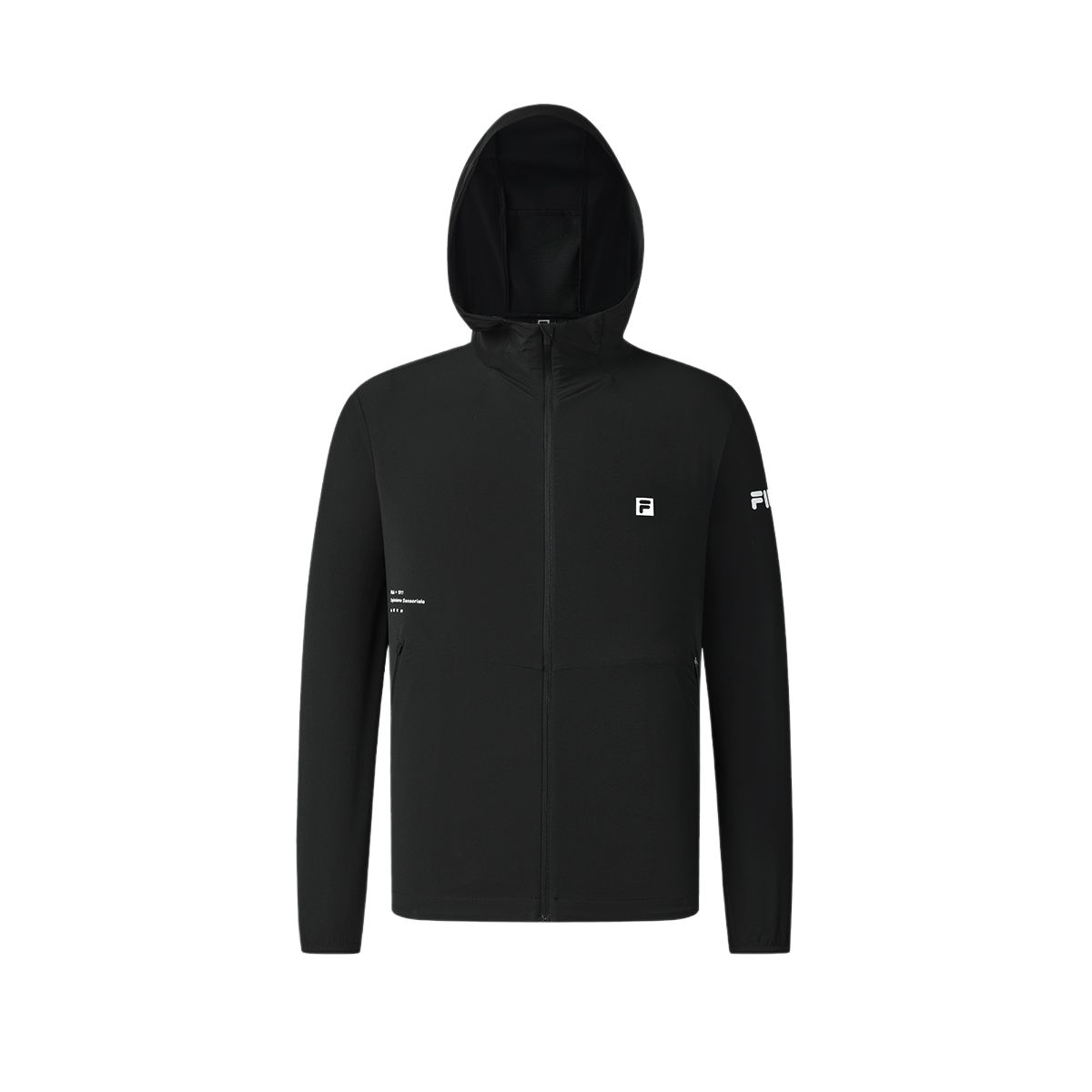 

New FILA Fitness Jackets Coats Men s Black A11M521705F-BK XL