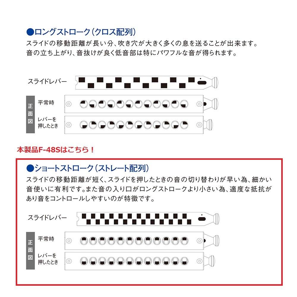 Suzuki Chromatic Harmonica Fabulous F-48S