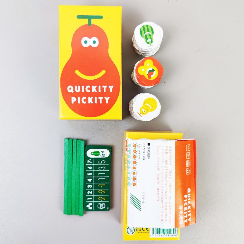 Strategy Board Game Nine Tiles Extreme/Quickity Pickity Card Family Deck Games