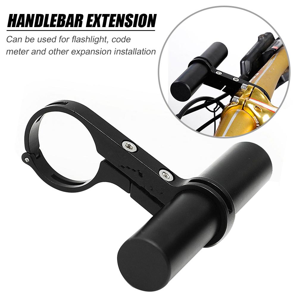 Support de lumière de vélo 10CM, pince d'extension de guidon 31.8MM, cadre de vélo, support de montage à Double Extension pour éclairage de vélo