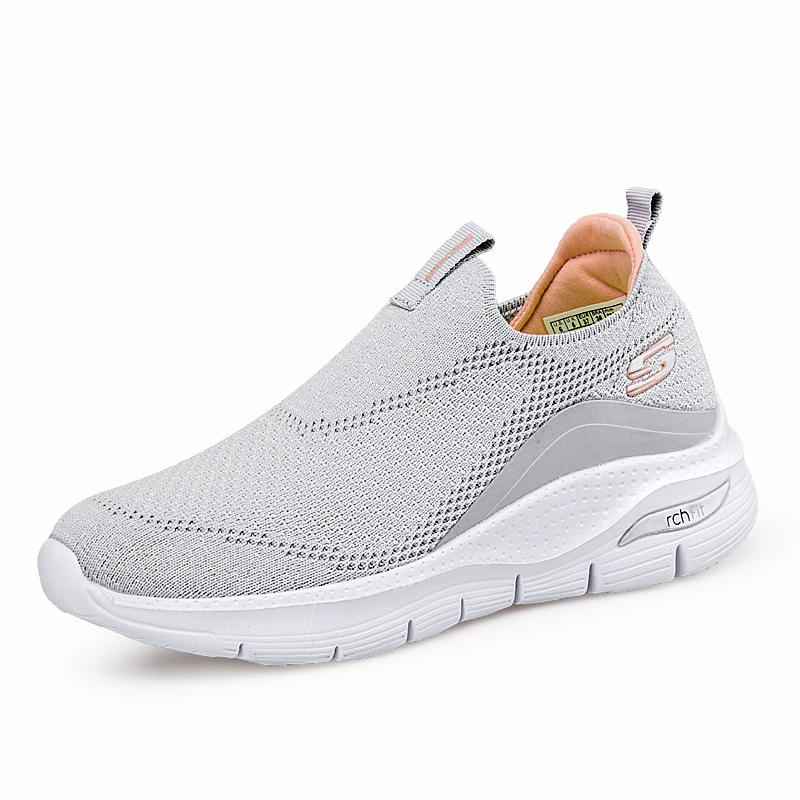 

New elderly shoes spring and autumn mesh flying woven women s shoes sports and leisure shoes men s middle-aged and elderly non-slip walking shoes men 35