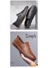 2025 Stylish European Men's Loafers: Trendy Light Luxury Genuine Leather Breathable Casual Shoes