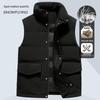 Snowflying Men's Stand Collar Down Vest