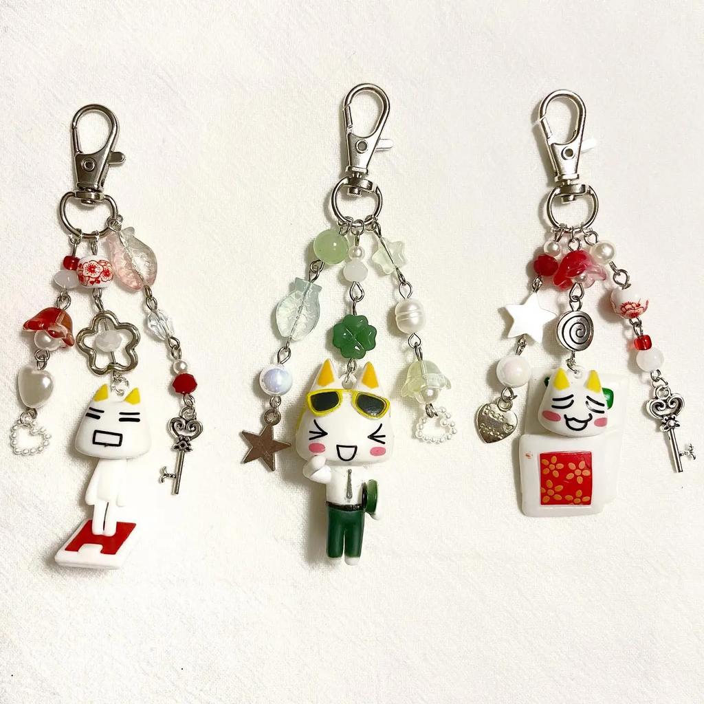 Toro inoue charms lindos, anime, kawaii, llavero estético