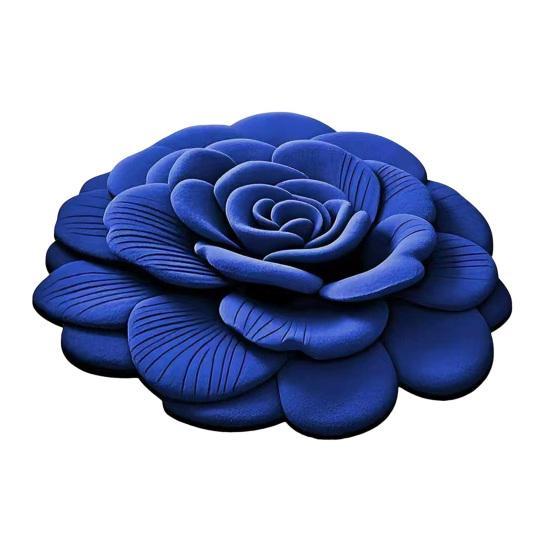 Floral Floor Mat Non-Slip Absorbent Bathroom Rug 3D Realistic Flower Pattern Floor Rug for Entrance Living Room Bathroom Kitchen