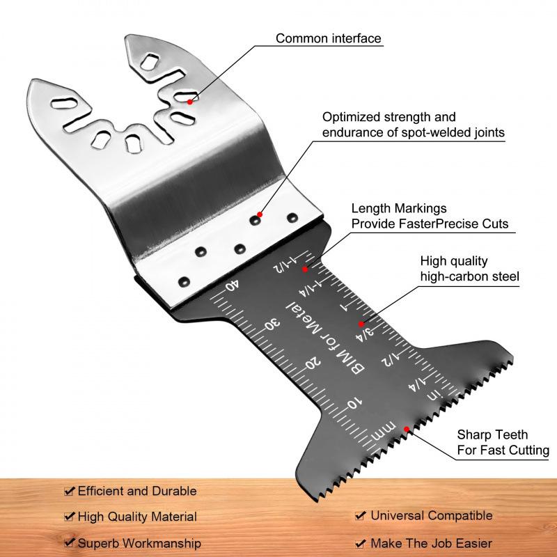 Universal 20-Piece Oscillating Saw Blade Set - Hot Selling
