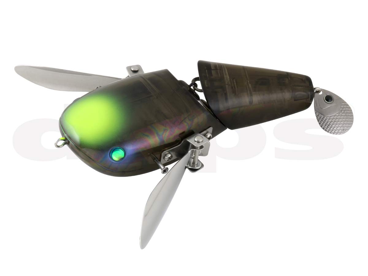 

Глубины Бассовая приманка NZ Crawler Дымчато-черный Jr. # 10