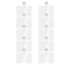 10/5/1PCS Universal Transparent Phone Anti-lost Lanyard Card TPU Tether Tab Loop Hole Hanging Strap Patches Cord Clip Gasket