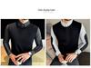 2025 Men's Winter Plus Velvet Warm Sweater Slim Fit Business Trendy Two-Piece Layer Shirt