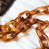 New Phone Chain Accessory Detachable Parts Beige Crossbody Resin Cute Strap Mobile Phone Case Chains Acrylic Shoulder Lanyard Hanging Chain