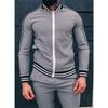 Men's Suit Casual Men's Clothing European and American Fashion Brand Large Size Sportswear Two-piece Set