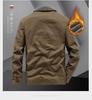 Herren Retro Lammwolle Baumwolle Jacke - Herbst/Winter Stil 6801
