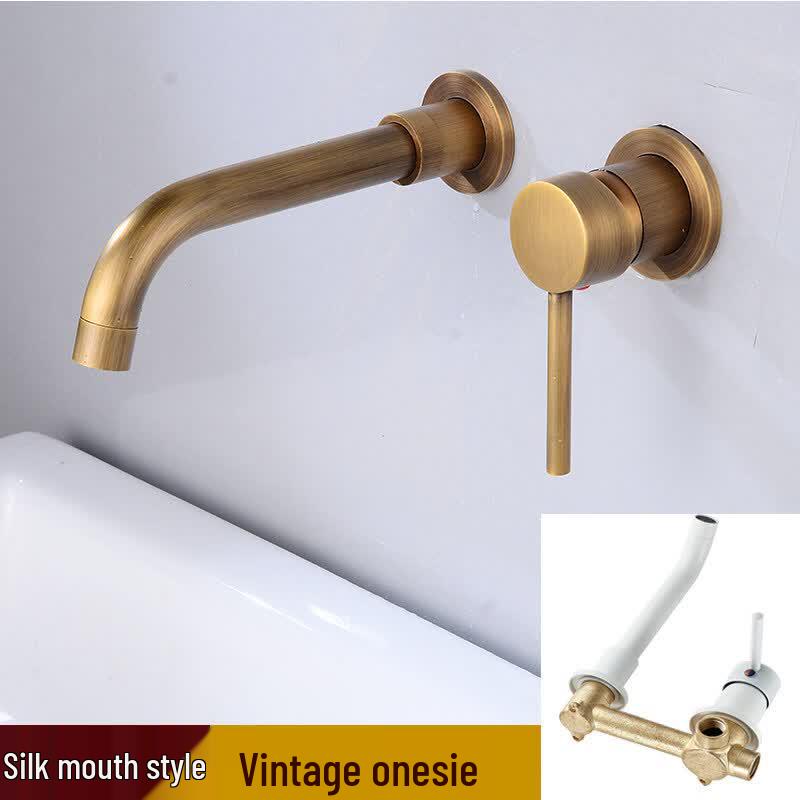 Concealed Wall-Mounted Hot & Cold Faucet