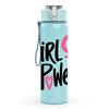 1PC Girl Power Feminist 750ml Color Plastic Sports Water Bottle Leakproof Flip Straw Lid Suitable for Sports Office Home Use