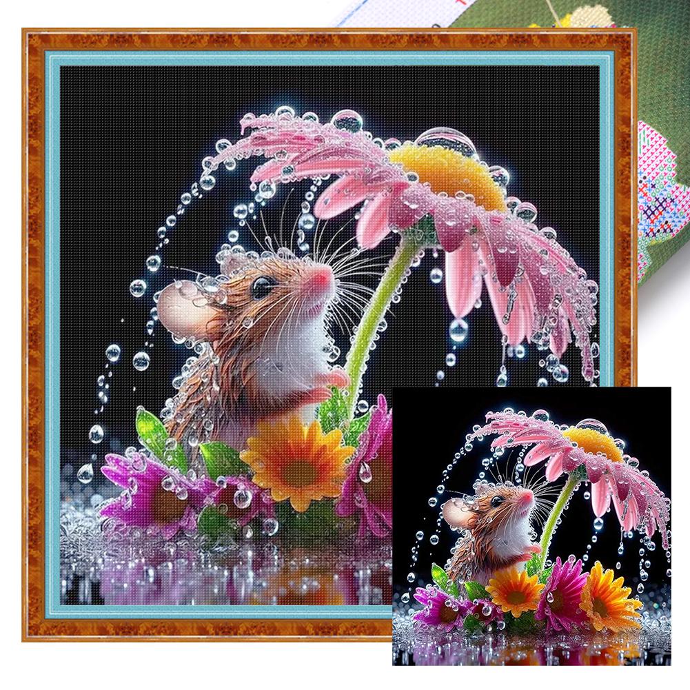 Tam Nakış Eko-pamuk İplik 11CT Baskılı Hayvan Çapraz Dikiş Kiti Sanat