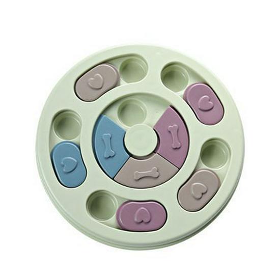 Cross-Border Pet Puzzle & Slow Feeder Bowl: Slow Eating Toy for Dogs & Cats, Snack Dispenser, Boredom Relief