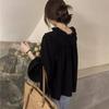 French Style Retro Puff Sleeve Blouse Women Korean Fashion Spliced Ruffles Shirt Ladies Elegant Chic Design Shirts