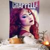 American Singer Chappell Roan Anime Tapestry Hanging Tarot Hippie Wall Rugs Dorm Home Decor