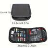 Mehrzweck-Notnäh-Reparaturset, Kompakt & Tragbar, 12×12×2,5 cm, Komplettes Set für Zuhause, Reisen & Auto