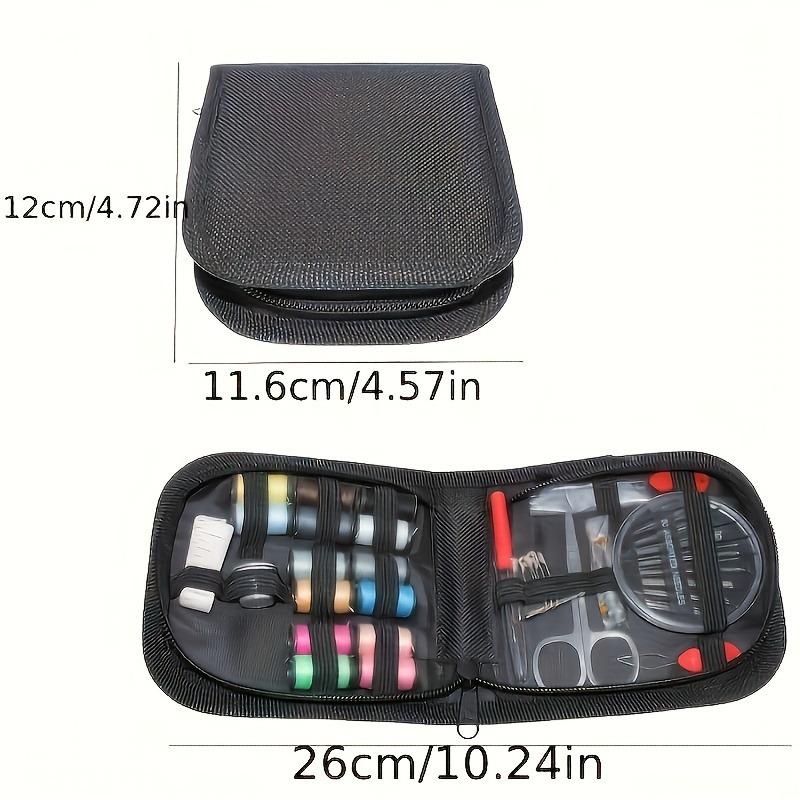 Mehrzweck-Notnäh-Reparaturset, Kompakt & Tragbar, 12×12×2,5 cm, Komplettes Set für Zuhause, Reisen & Auto