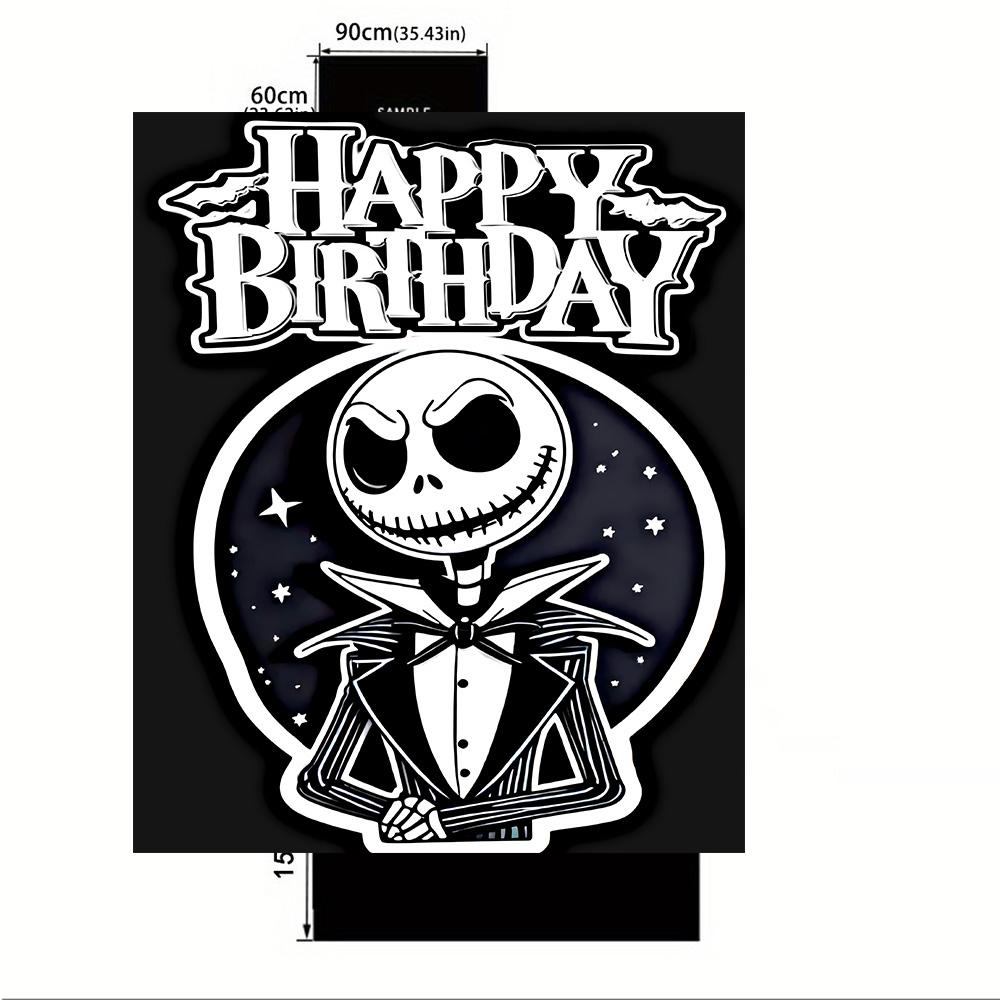 Jack Skellington Area Rug Suitable for Kitchen Dormitory Game Room Foyer Antislip Carpet Decorate Offices Best for Christmas