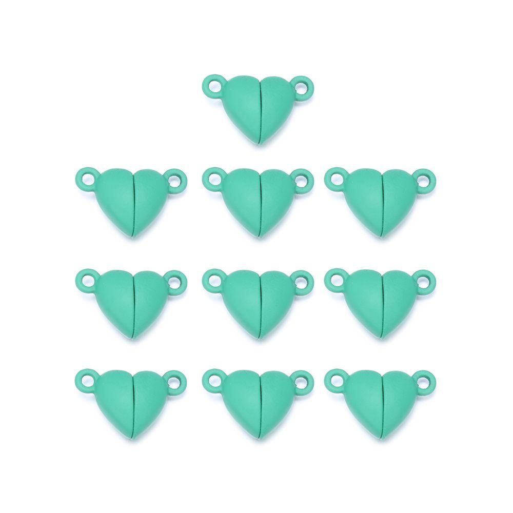 Hobby's Sieraden Onderdelen Kralen Bedeltjes Koppel Armband Magnetische Sluiting Liefdes Hart Verbonden Sluitingen