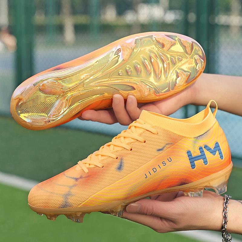 New Men Soccer Shoes Training High-quality Sneakers Grass Football Boots Non-Slip Mid-top Match Light Hot-selling Cleats Outdoor